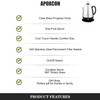 APOXCON Electric Coffee Percolator Stainless Steel Coffee Maker with Clear