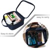 ANRUI TSA Approved Toiletry Bag with Handle Strap, Clear Travel