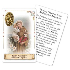 Saint Anthony Patron of Amputees Santo António de Lisboa Patron Saint of Lost Items, Lost People, Lost Souls, American Indians; amputees; Animals; Barrenness; Brazil; Elderly People