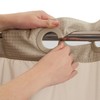 River Dream Heavyweight No Hooks Required Dotted Waffle Weave Shower