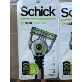 Schick 4 packs Schick Xtreme3 Pivot Ball Disposable Razors Brand New Sealed