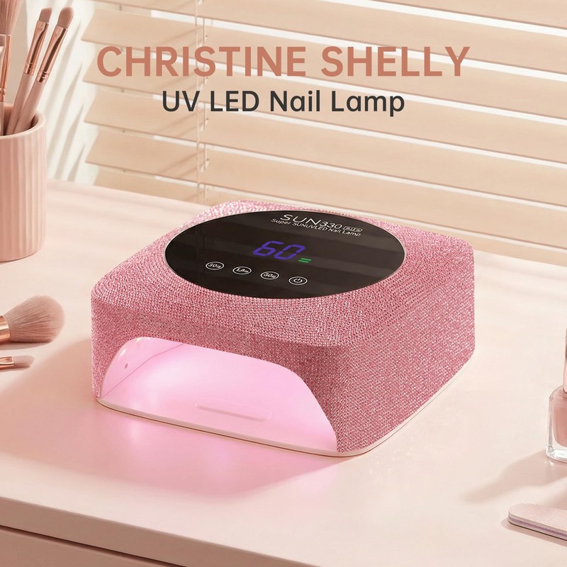 CHRISTINE SHELLY 96W UV LED Nail Lamp Cordless Nail Dryer