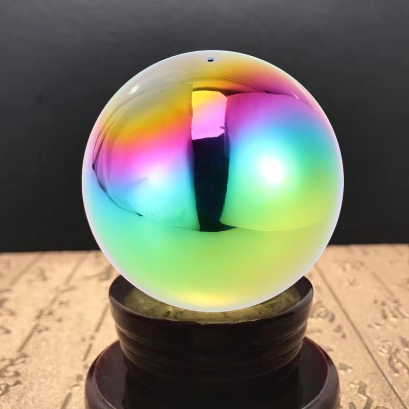 POPETPOP Grade 201 Stainless Steel Highly Polished Round Colourful Hollow