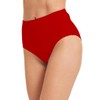 Micosuza Women's Swim Bottom High Waist Retro Basic Full Coverage