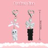 VARKAGE Pack of 2 Cute Y2K Cat Keyrings, Plush Cat