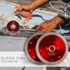 YIJING 2pcs/Lot 4.5” Diamond Tile Blade Super Thin Diamond Cutting