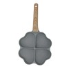 Egg Frying Pan Nonstick Heart Shaped 4 Cup Uniform Heating