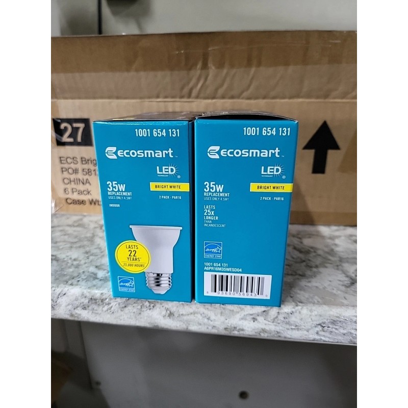 Eco-Smart Qty 4EcoSmart 35W LED Light Bulbs*2x2pk*PA