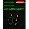 HIBEYO 2 Button Key Fob Cover Compatible with Honda Civic