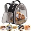 Guinea Pig Backpack Carrier, Bearded Dragon Carrier Backpack with Clear