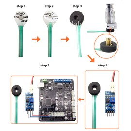 Kossel Delta Z Axis 3D Impresora de alta precisión Z-Sonda Auto Bed Leveling Sensor Kit 3D Touch Sensor para boquillas V6 y boquillas MK8 Hotend