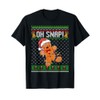 Oh Snap Gingerbread Kid Men Women Ugly Christmas Costume T-Shirt