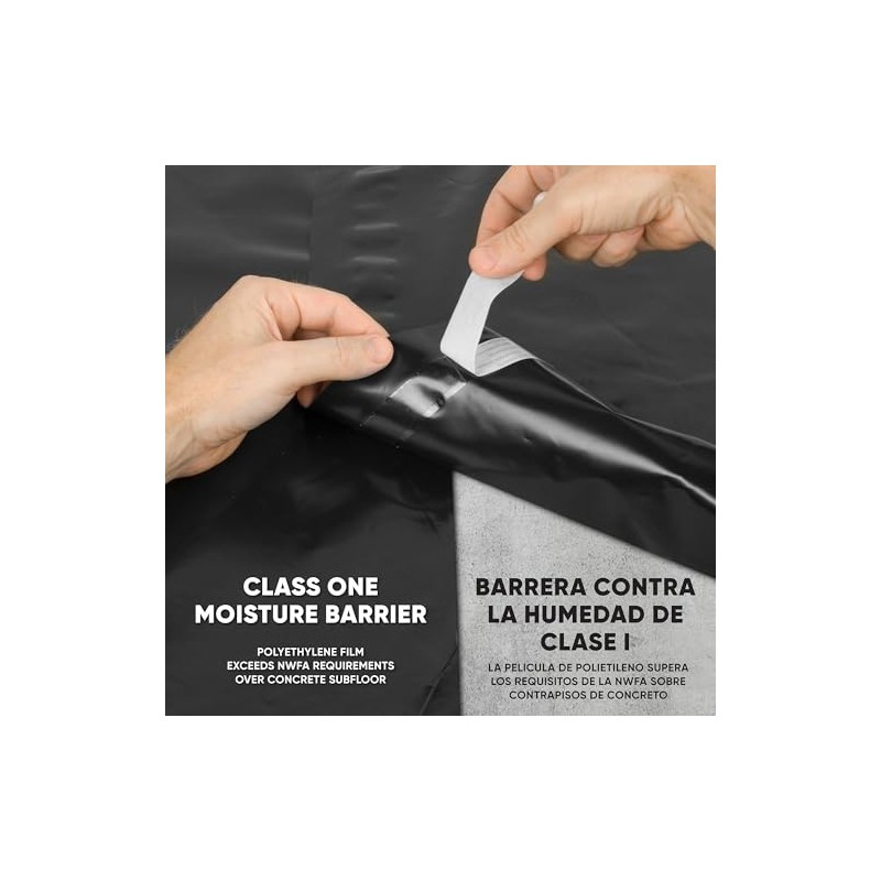 ROBERTS 70-116 Moisture Barricade 6 mil Polyethylene Film for Vinyl,