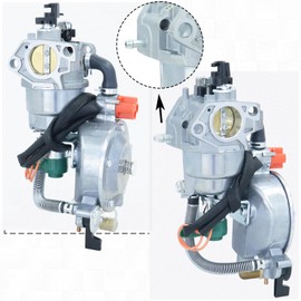 REMEDART XP13000EH Carburetor Fits for DuroMax XP12000EH XP13000EH Dual Fuel Generator for Pulsar G12KBN 8550 9500 10800 12000 Watt 457CC Carb Kit with spark plug