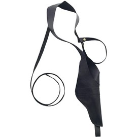 Smiffys Gangster Holster, Black with Gun, Cops & Robbers Fancy Dress, Adult Dress Up Accessories