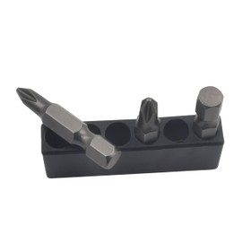 6Pcs 35mm JIS Screwdriver Bit Set with Magnetic Tip, 1/4 Hex Shank, S2 Alloy Steel & 6-Slot Storage Strip – Perfect for Japanese Motorcycles, Cars, Bicycles, and Equipment (JIS #2x6)