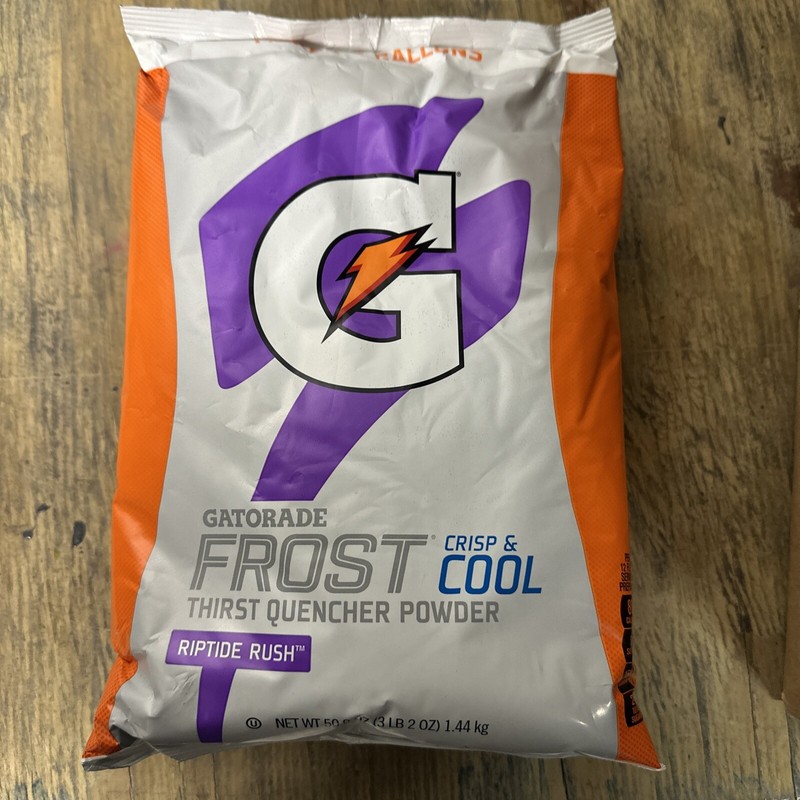 Gatorade Thirst Quencher Powder Purple Frost Riptide Rush 50.9oz 6