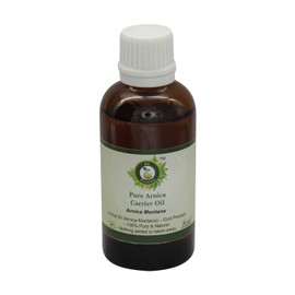 R V Essential Pure Arnica Carrier Oil 100ml (3.38oz)- Arnica Montana (100% Pure and Natural Cold Pressed)