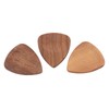 Wood Guitar Pick Holder Set 3 Pcs Wooden Guitar Picks
