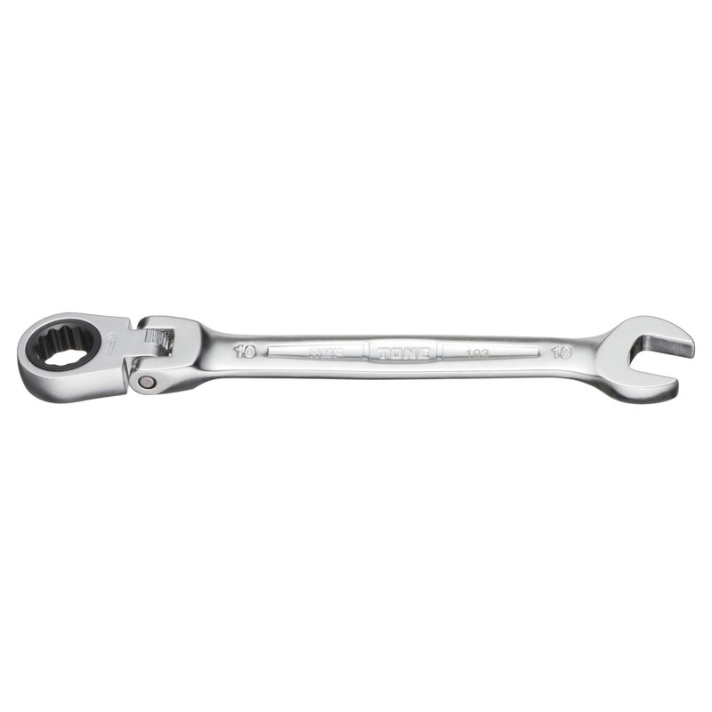 TONE HPRMF-10 Oscillating Ratchet Offset Wrench, Double Side Width 0.39