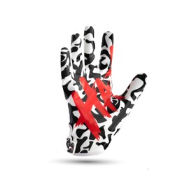 Repsters Jester 4.0 Football Gloves - Adult & Youth Sizes (White, Youth M-L)