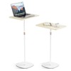 POLESTO Portable Laptop Floor Stand, Bedside/Sofa Table with Height Adjustable