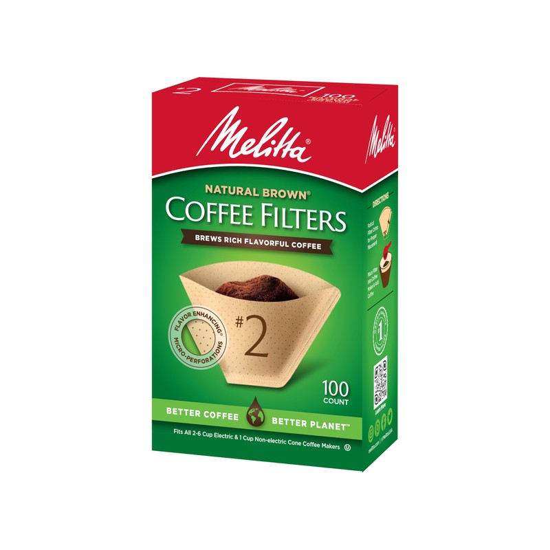Melitta FBA_622752 Coffee FLTR BRWN NO2, 1, brown