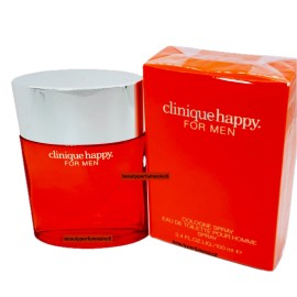 CLINIQUE HAPPY Pour Homme Cologne EDT 3.4 oz 3.3 For Men Spray New in Box