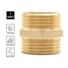 DOJA Barcelona Double Nipple Brass Connector Male Thread 3/8 Inch