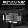 Klutchtech Bronco License Plate Holder 2021-2024, Front Plate Frame for