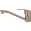 Beige Kitchen Taps Round Sink Mixer Tap Quality Brass with