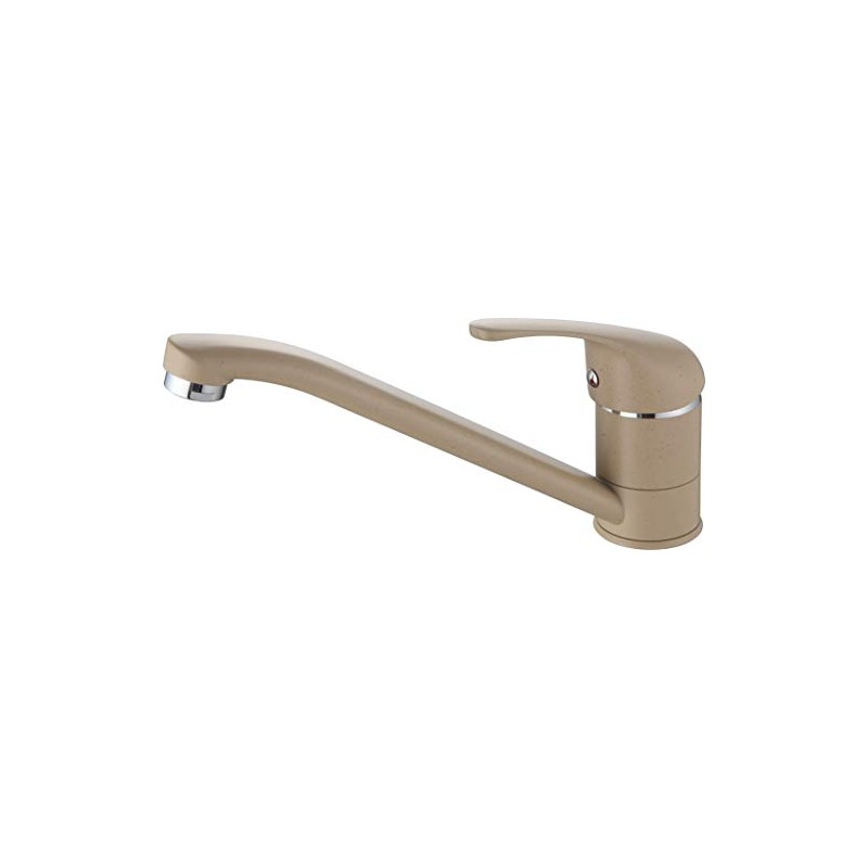 Beige Kitchen Taps Round Sink Mixer Tap Quality Brass with