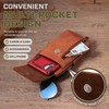 Hengwin Genuine Leather Crossbody Bag for Men/Women, Small Messenger Bag