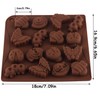 AIBOYA 16 Cavity Insect Silicone Candy Molds Butterfly Snail Bee