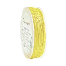KONMAY 90 Meters 0.4mm 4 Strands Braided Fishing Line, 35kg. Strength, Beading Line, Extra Strong String for Jewelry Making, Bead Weaving, Loom Work, Crafting