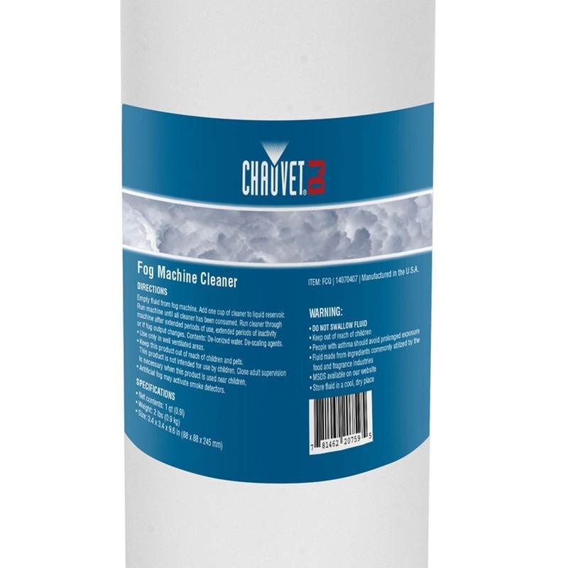 Chauvet Fog Machine Cleaner