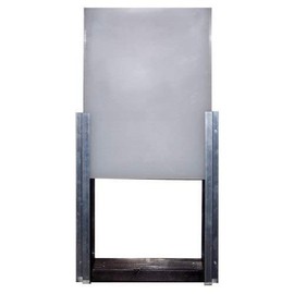 Gun Dog House Door | Med/Large Drop in Closing Panel | Keep Pets in Or Out | Aluminum and Polypropylene | Door, Wall or Shed | Dog Size 20-120 Lbs | 14” x 18” Frame