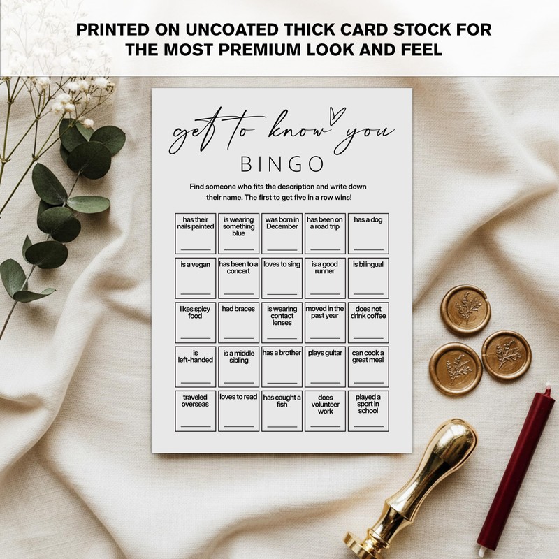 Sahjzk Office Bingo Cards, 25 Unique Randomized 5x7 Sheets, Get