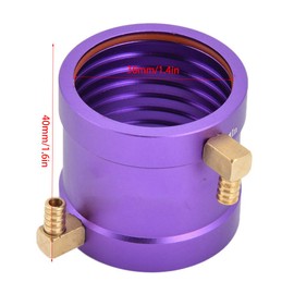 Niiyen 1.42in Water Cooling Jacket RC Water Cooling Jacket Kit Remote Control Boat Motor Accessory Part for 3650 3660 RC Boat Ship Motor