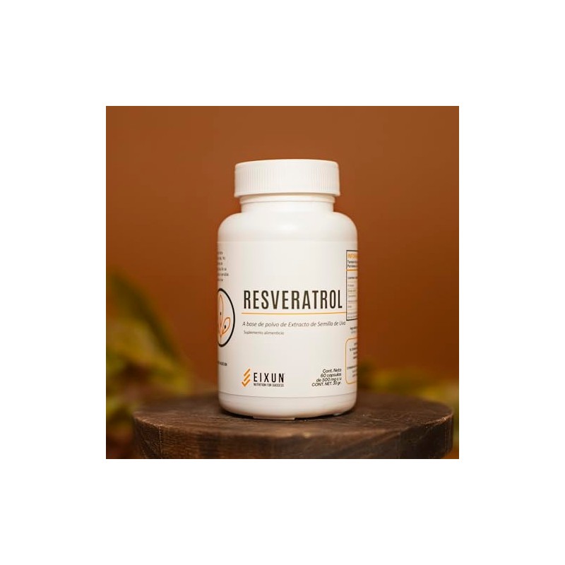 Resveratrol | Suplemento Antioxidante de Extracto de Semilla de Uva