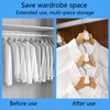 Yoosso Pack of 50 Clothes Hangers Space Saving Clothes Hangers