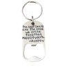 Stainless Steel Keychain 1 Year Anniversary Gifts for Him The