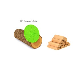 Mingo Firewood Marking Wheel -Chainsaw Firewood Measuring Tool Marking - Measuring Marker - Mingo Marker Firewood Cutting Tools - Firewood Logging Tools (16" Marking Wheel)