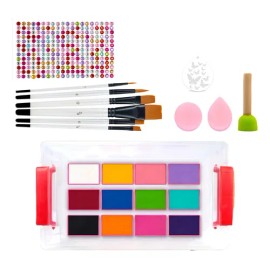Super Kit Colibrix 12 Colores Mas Accesorios Tono Multi