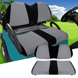 Roykaw Cool Golf Cart Seat Cover, Precedent Seat Covers with Breathable Material, Only Compatible with Club Car Precedent Front Seat, Double-Layer Fabric for Non-Slip and Textured