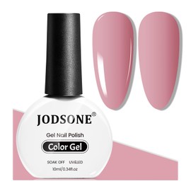 JODSONE 10ML Gel Nail Polish Dusty Roses Gel Polish Manicure Soak Off Curing for Home Salon Nail Art DIY Lady Roses Polish Need LED U V Lamp