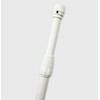 8.5 ft (2.4 m) standard pole (2 stage telescopic), white