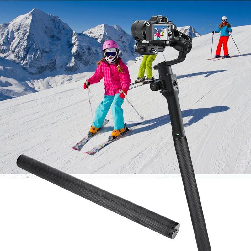 Carbon Fiber Extension Rod Lightweight Pole Extender Accessory for Tripod