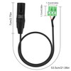 XMSJSIY XLR to 3-pin Phoenix Cable XLR 3P Male to