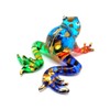 Handmade Frog Art Glass Blown Reptiles Animal Figurine